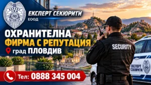Охранителна фирма с репутация град Пловдив Експерт Секюрити ЕООД