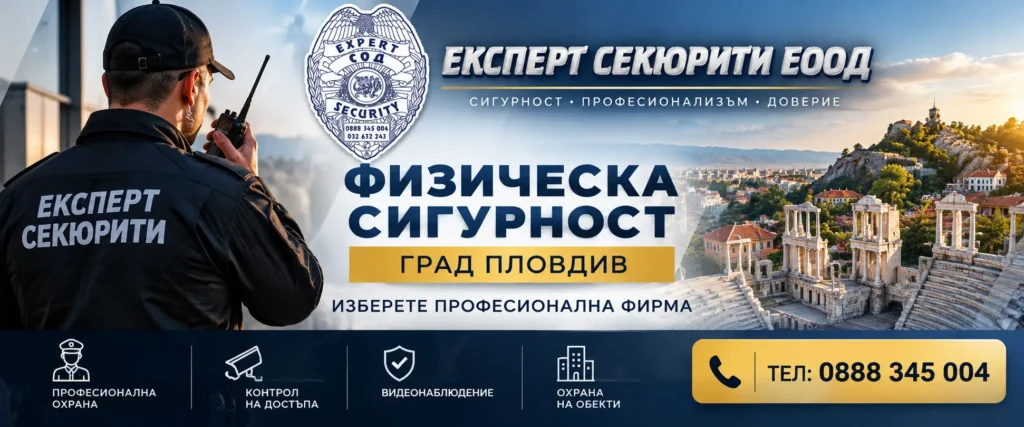 професионална физическа охрана град Пловдив от експерти | expertsecurity.bg